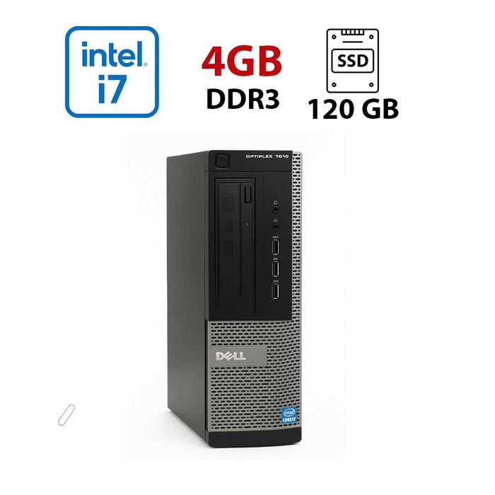 Dell OptiPlex 7010 SFF/Intel Core i7-3770/4 GB DDR3/120 GB SSD
