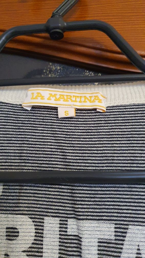 La Martina koszulka rozpinana sweter 36