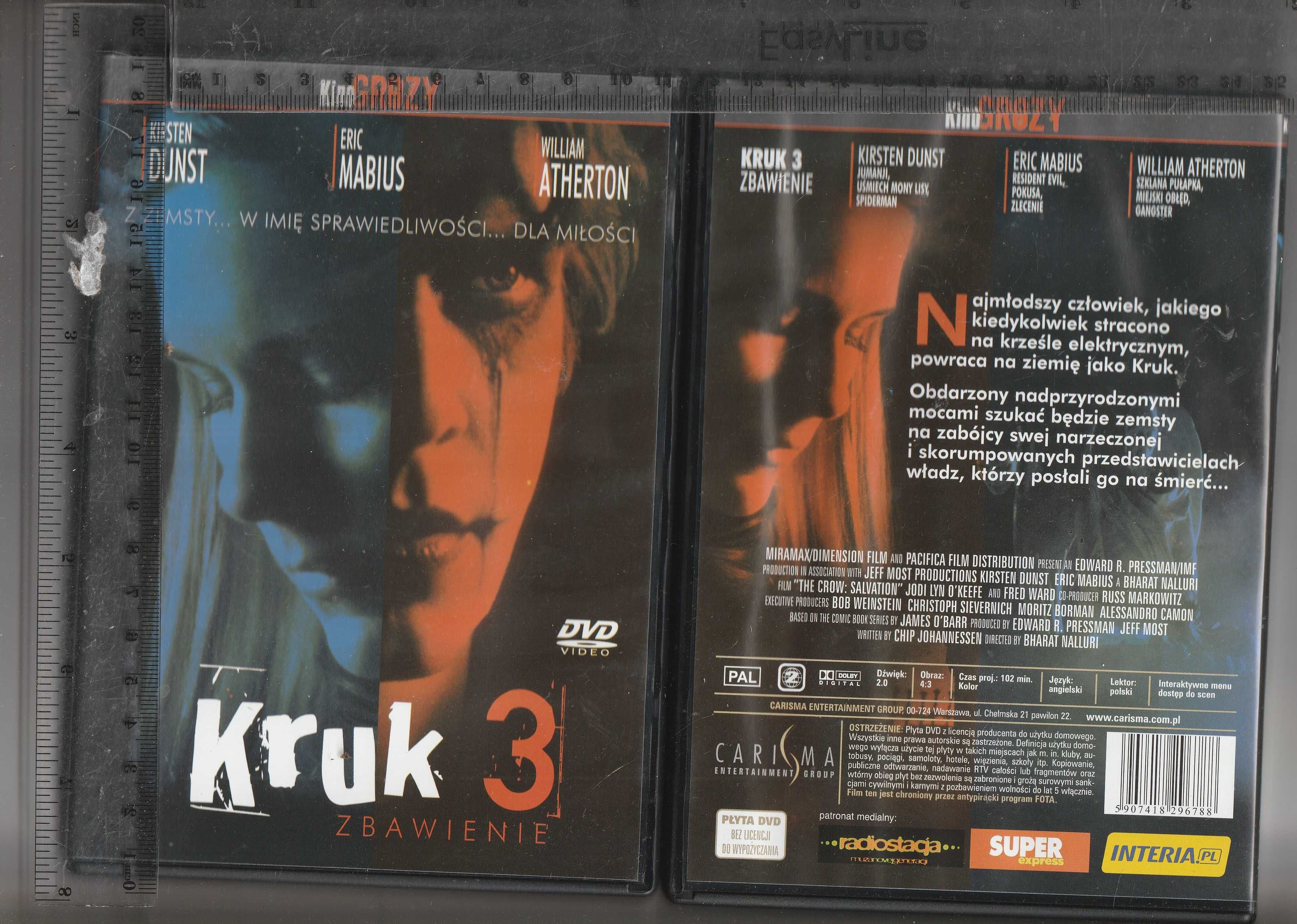 Kruk 3 zbawienie Kirsten Dunst DVD