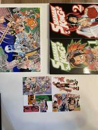 Shaman king 1-2 + karta kolekcjonerska + karty