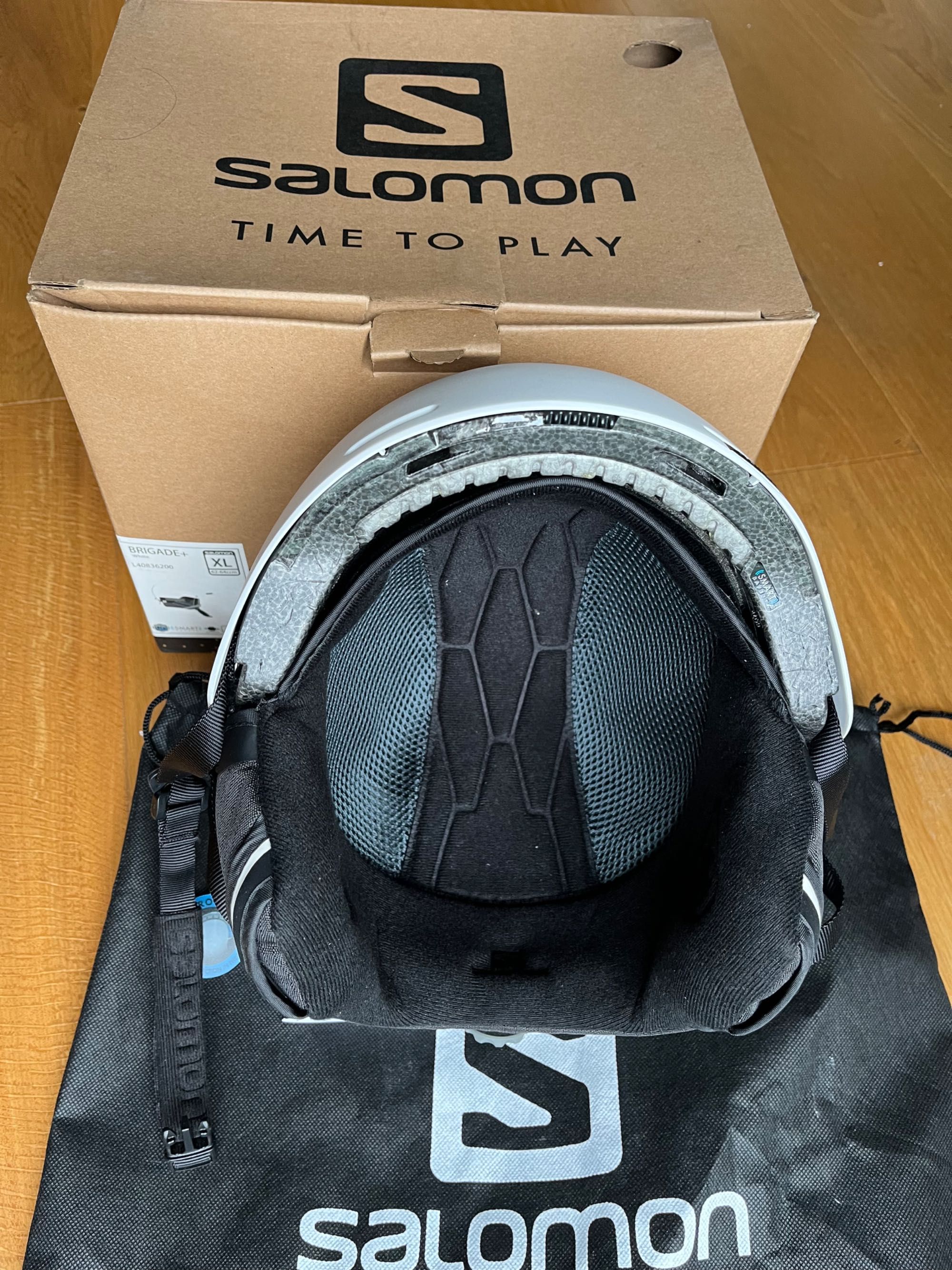 Kask Naricarski i rowerowy (całoroczny) Salomon Brigade+ White XL