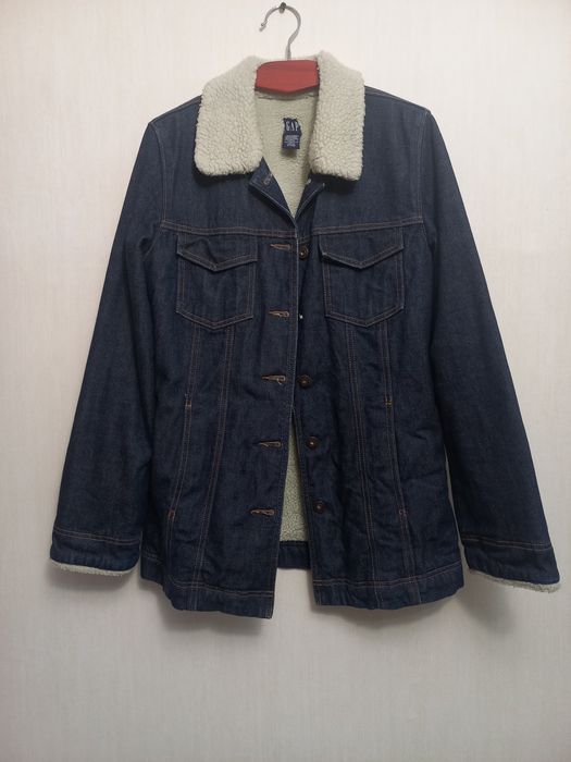 Джинсовая куртка на меху