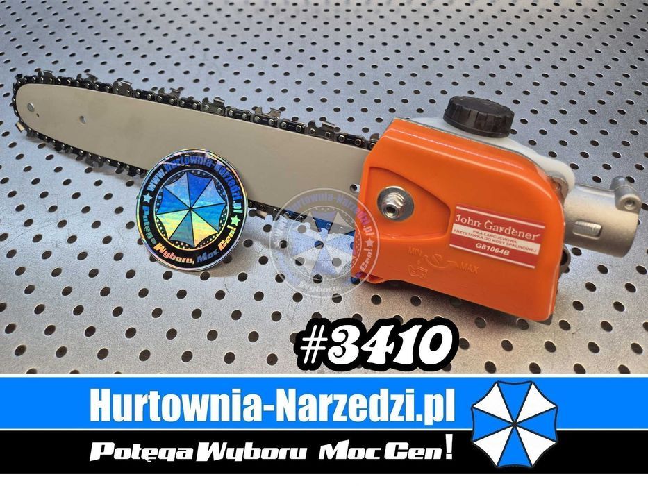 Piła łańcuchowa – przystawka do kosy spalinowej 28mm 9 frezów