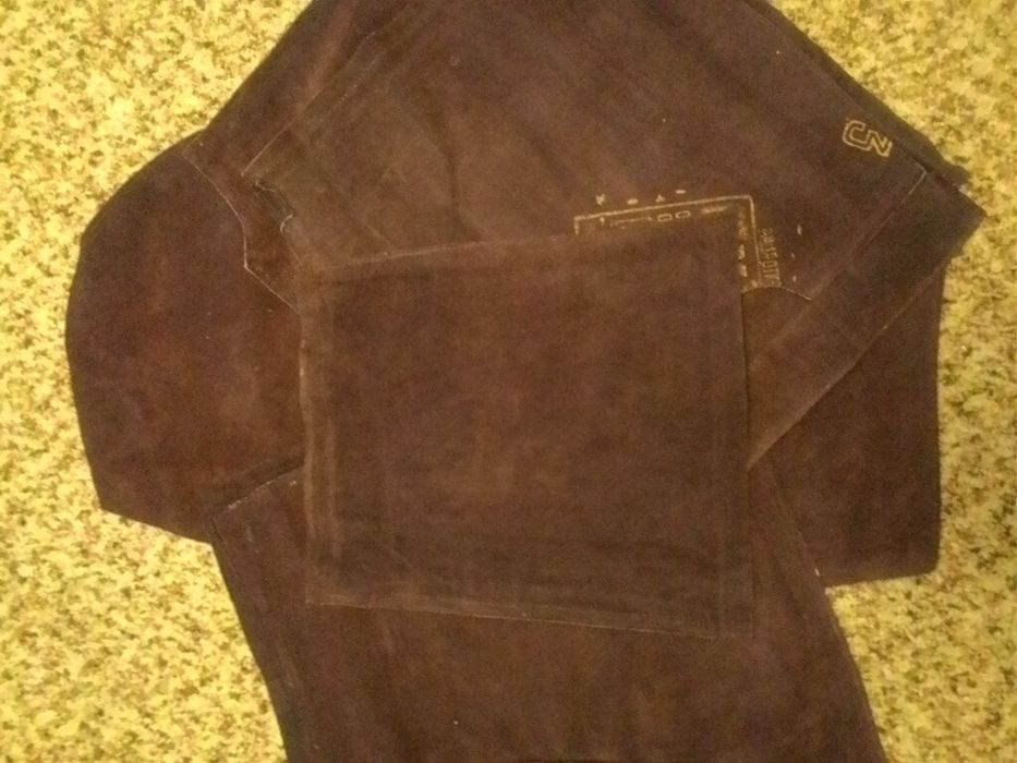 Велюр, замша, кожа Коричневая