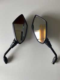 Espelhos retrovisores para mota universal com ajuste 360 graus 8 mm