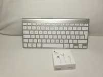 Klawiatura Apple A1314 Magic BLUETOOTH + słuchawki.