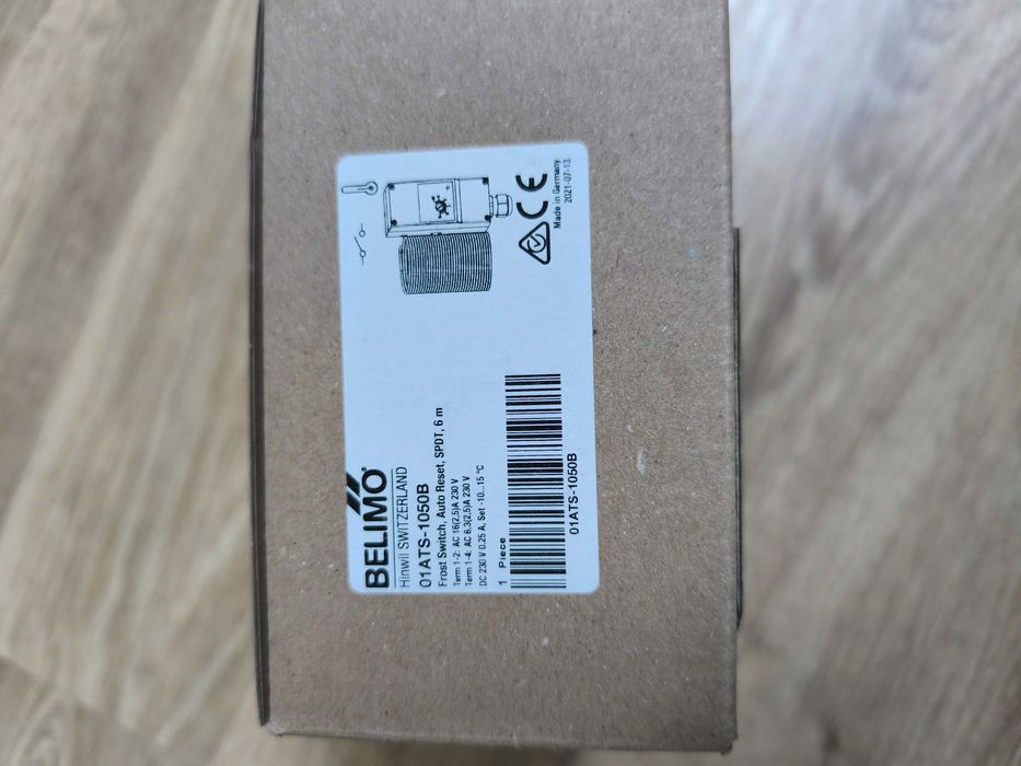 Termostat przeciwzamrożeniowy frost Belimo