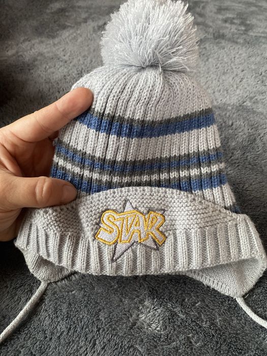 Зимова шапка на флісі вік 1-1,6