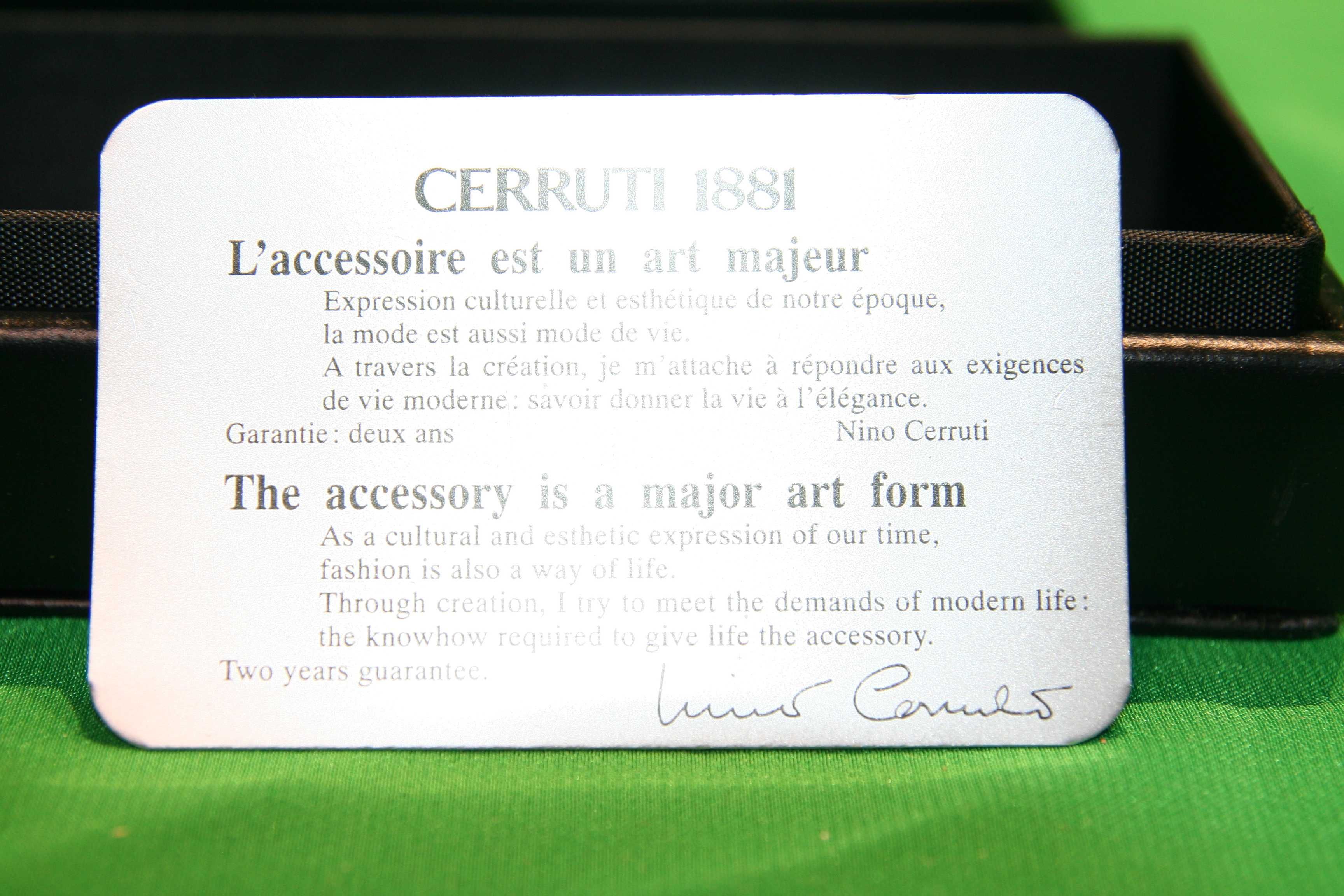 Ручка перьевая Cerruti 1881 брендированная