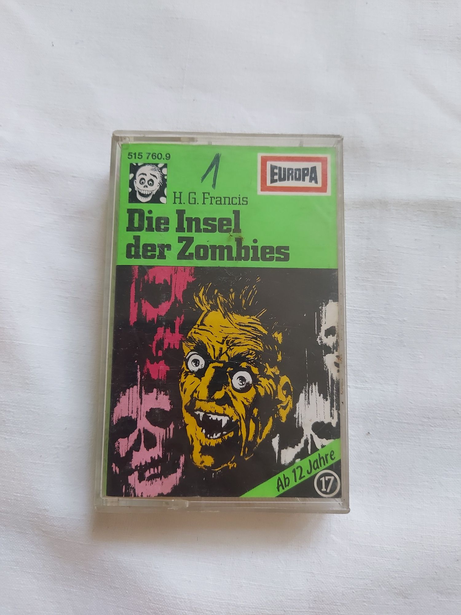 Kaseta magnetofonowa Die Insel der Zombies