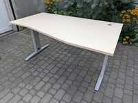 Duże solidne biurko 160x94/80