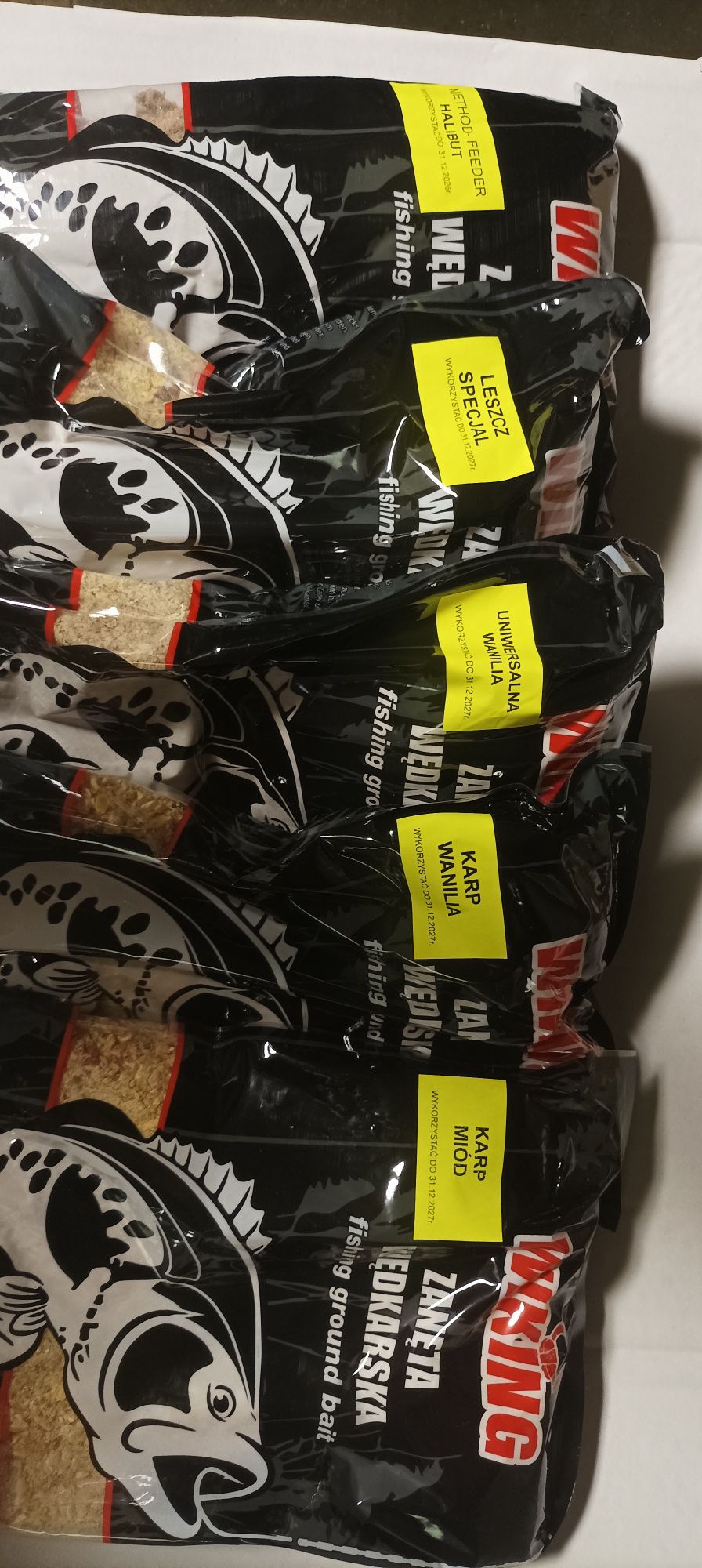 Duży zestaw zanęt wędkarskich 10 kg