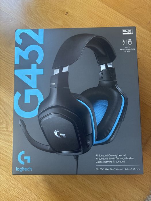 Słuchawki gamingowe z mikrofonem Logitech G432 Nauszne