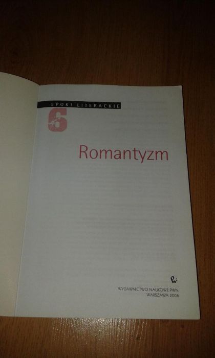 Romantyzm epoki literackie