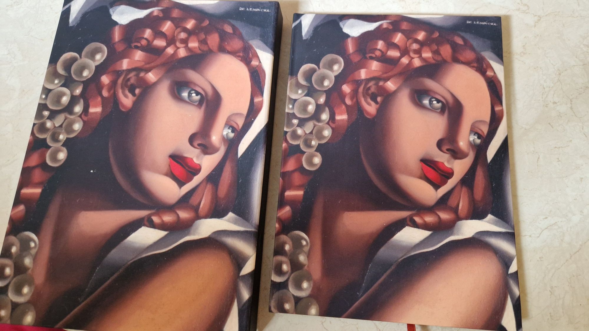 Tamara Łempicka zeszyt, notes w etui, twardej oprawie