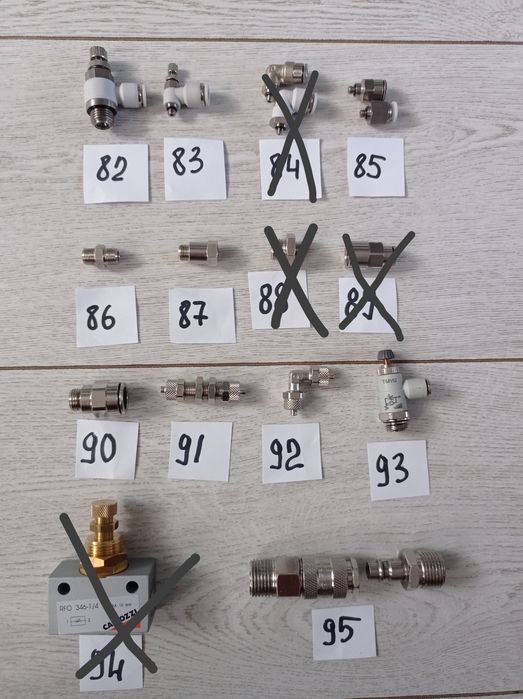 Фитинги CAMOZZI универсальные для пневмооборудования