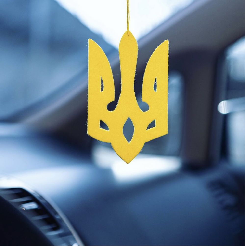Підвіска в авто герб тризуб українська символіка