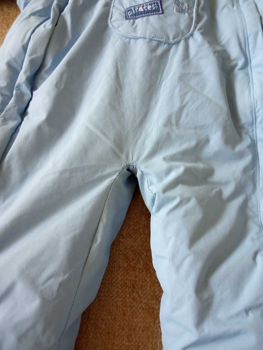 Kombinezon zimowy niebieski rozmiar 12-18 miesięcy