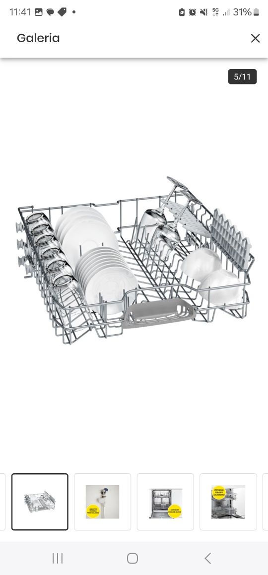 Nowa Zmywarka BOSCH SMV25AX00E Silnik
NoEcoSilenceDrive