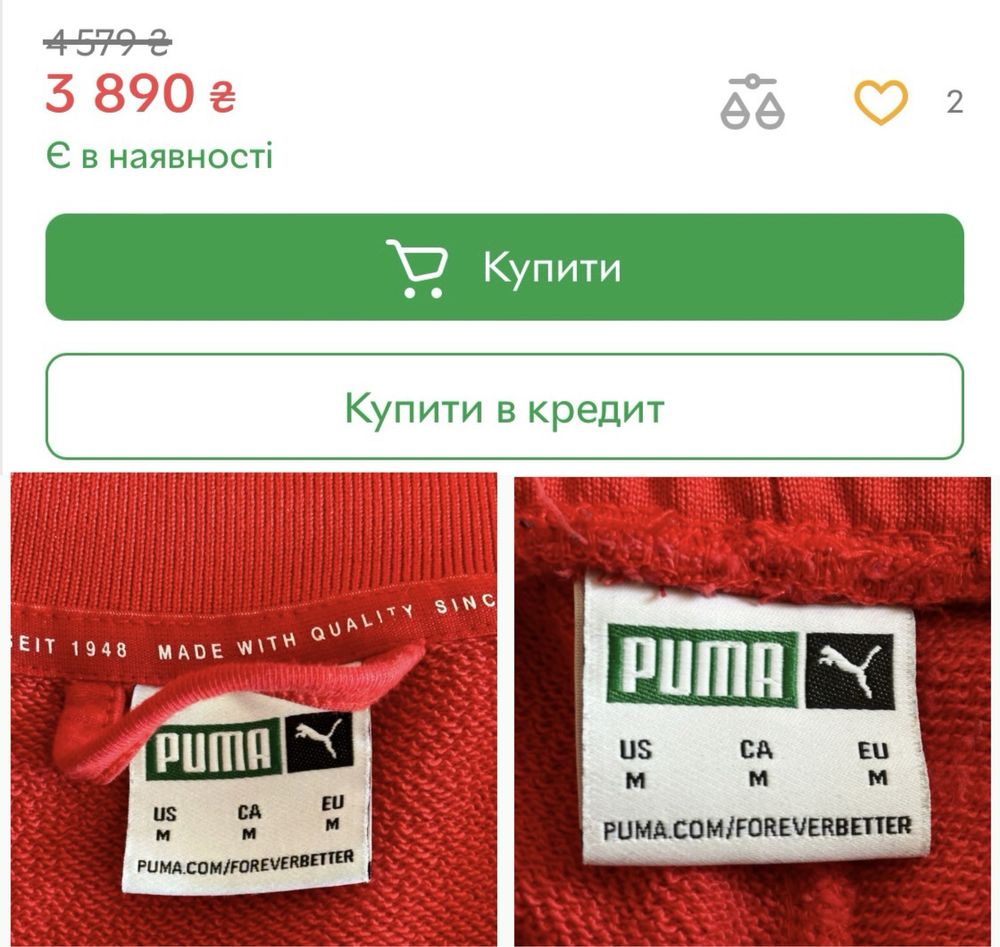 Чоловічий спортивний костюм Puma M