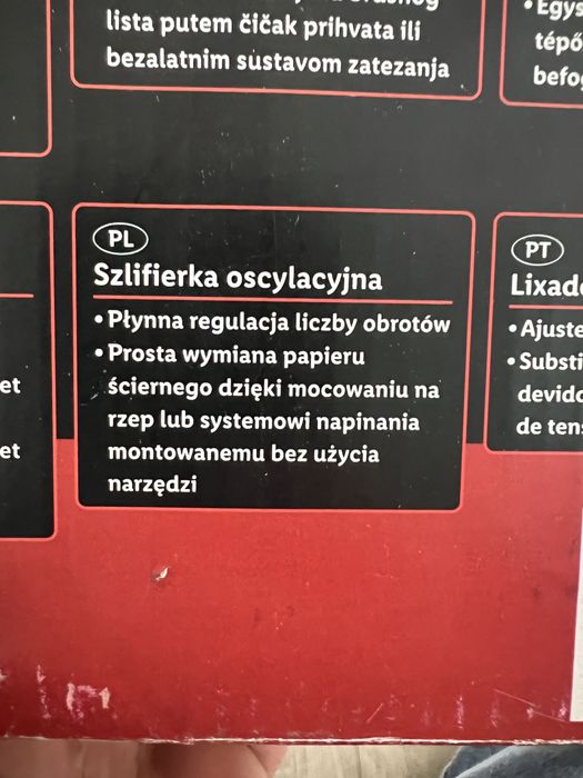 Szlifierka oscylacyjna Parkside PSS 270 C3