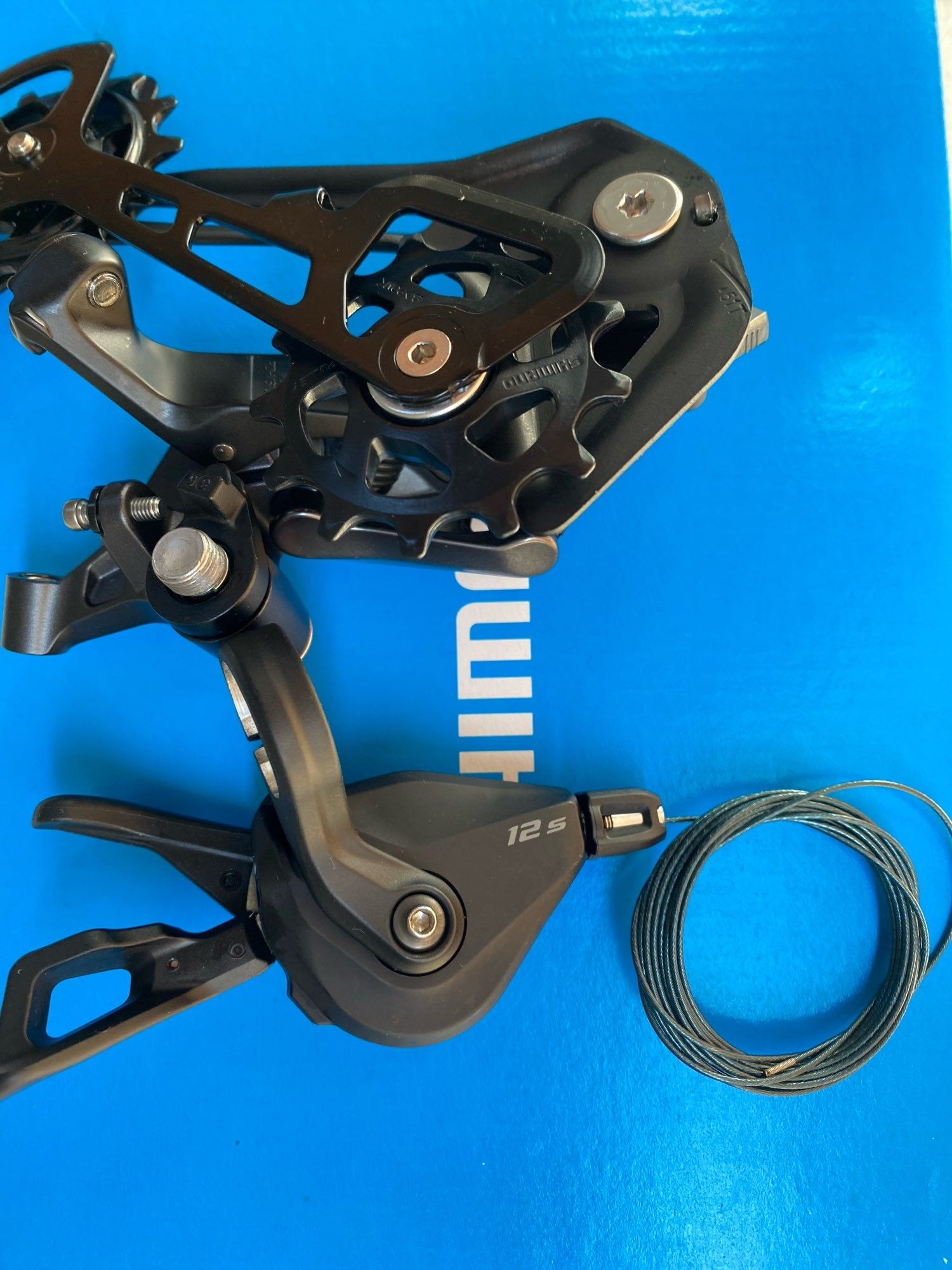 Shimano Deore 12шв M6100 комплект новий задній перемикач + манетка