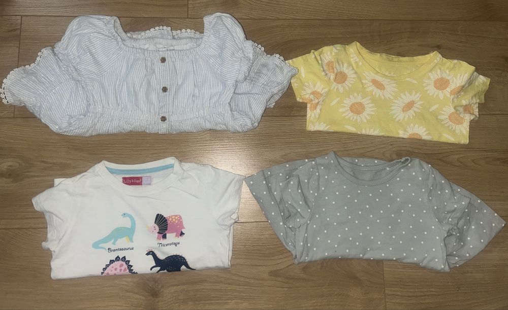 3x T-shirt plus bluzka George, Primark. Lily Dan