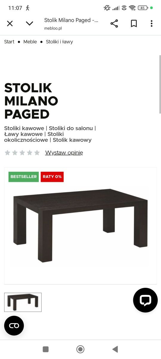 Zestaw mebli do salonu PAGED Milano