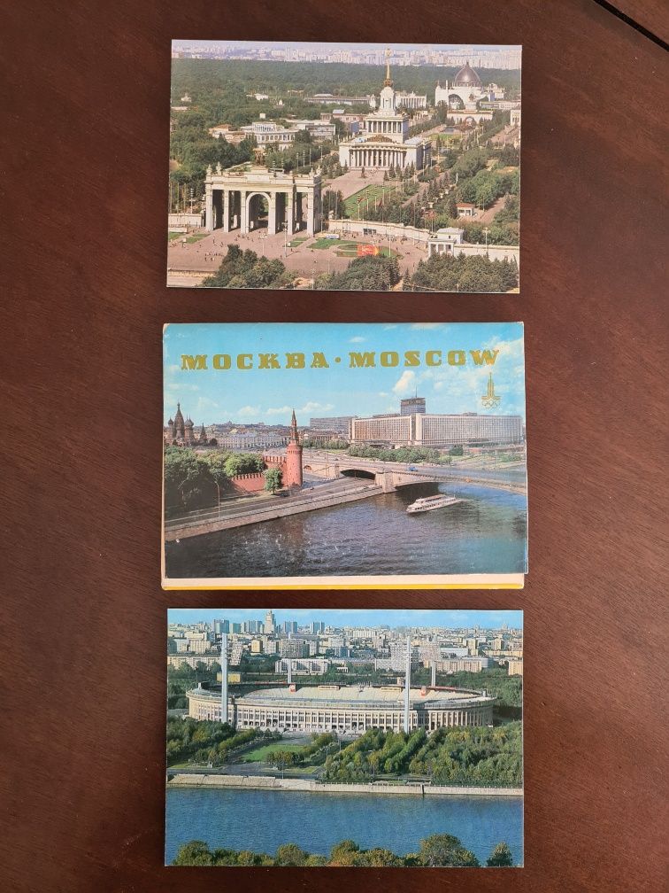 Coleção postais Moscovo 1980, a propósito dos Jogos Olímpicos