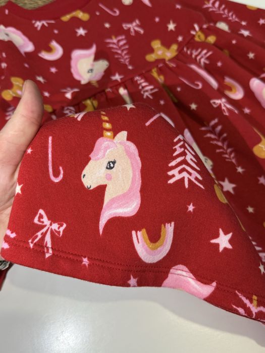 Новорічна сукня на флісі