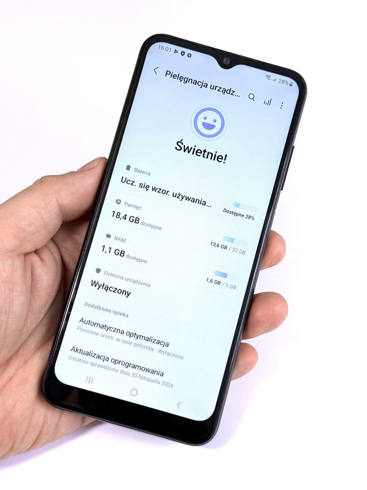 Samsung Galaxy A03s, bdb stan, w pelni sprawny, GW3MSC