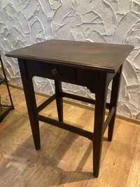 Szafka - stolik z szufladą, drewniany