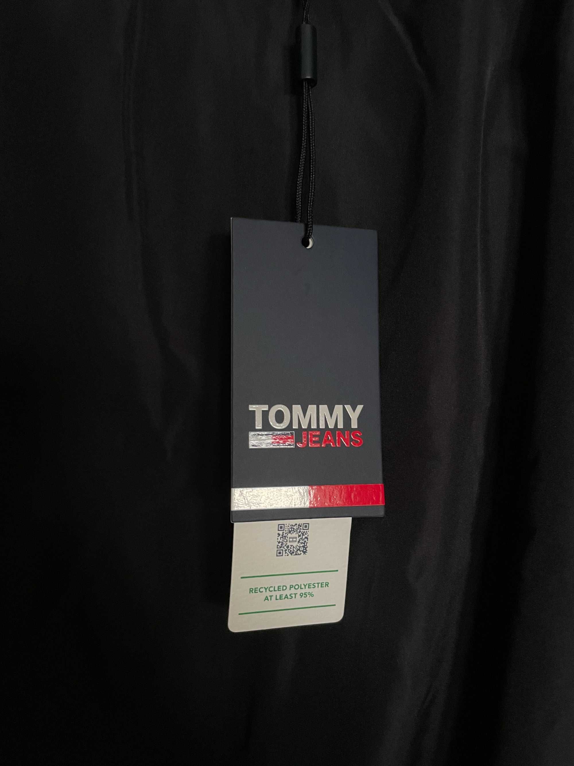 Tommy Jeans - Męska kurtka puchowa, Oliwkowa