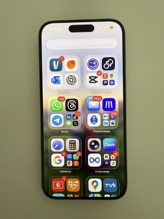 Iphone 15 pro 256GB Titânio Natural