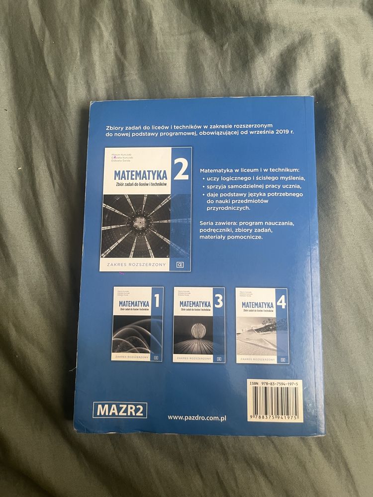 Zbiór zadań z matematyki klasa 2 liceum