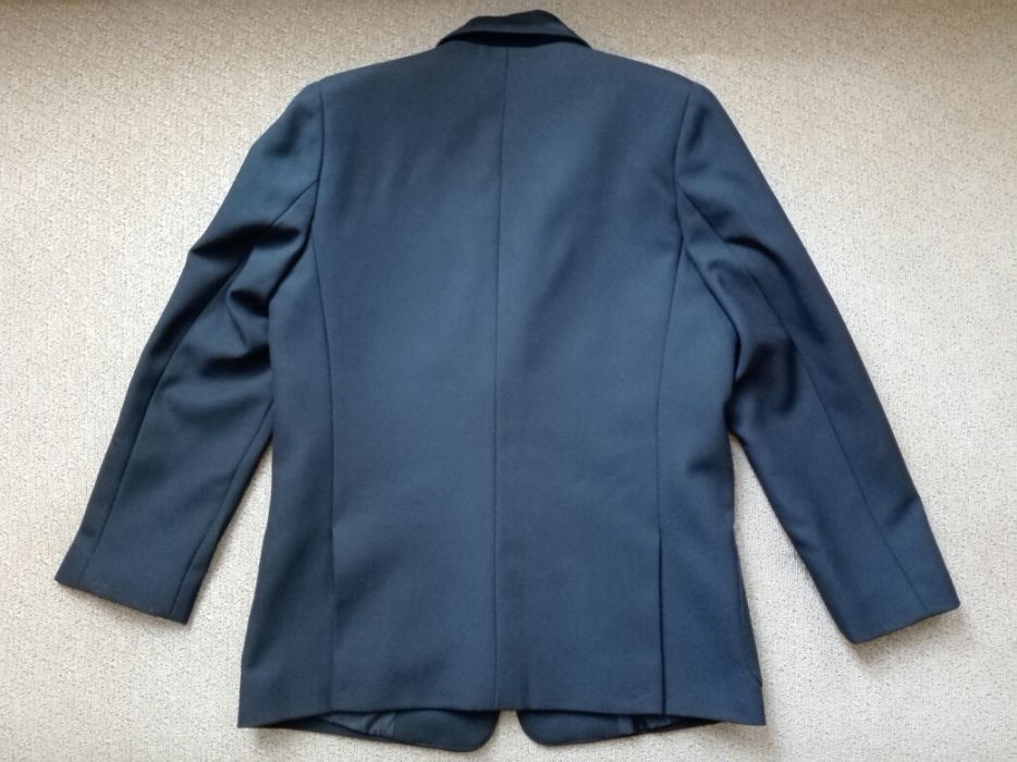 Пиджак черный на мальчика Bhs 128 см 7-8 лет Піджак шкільний на хлопця