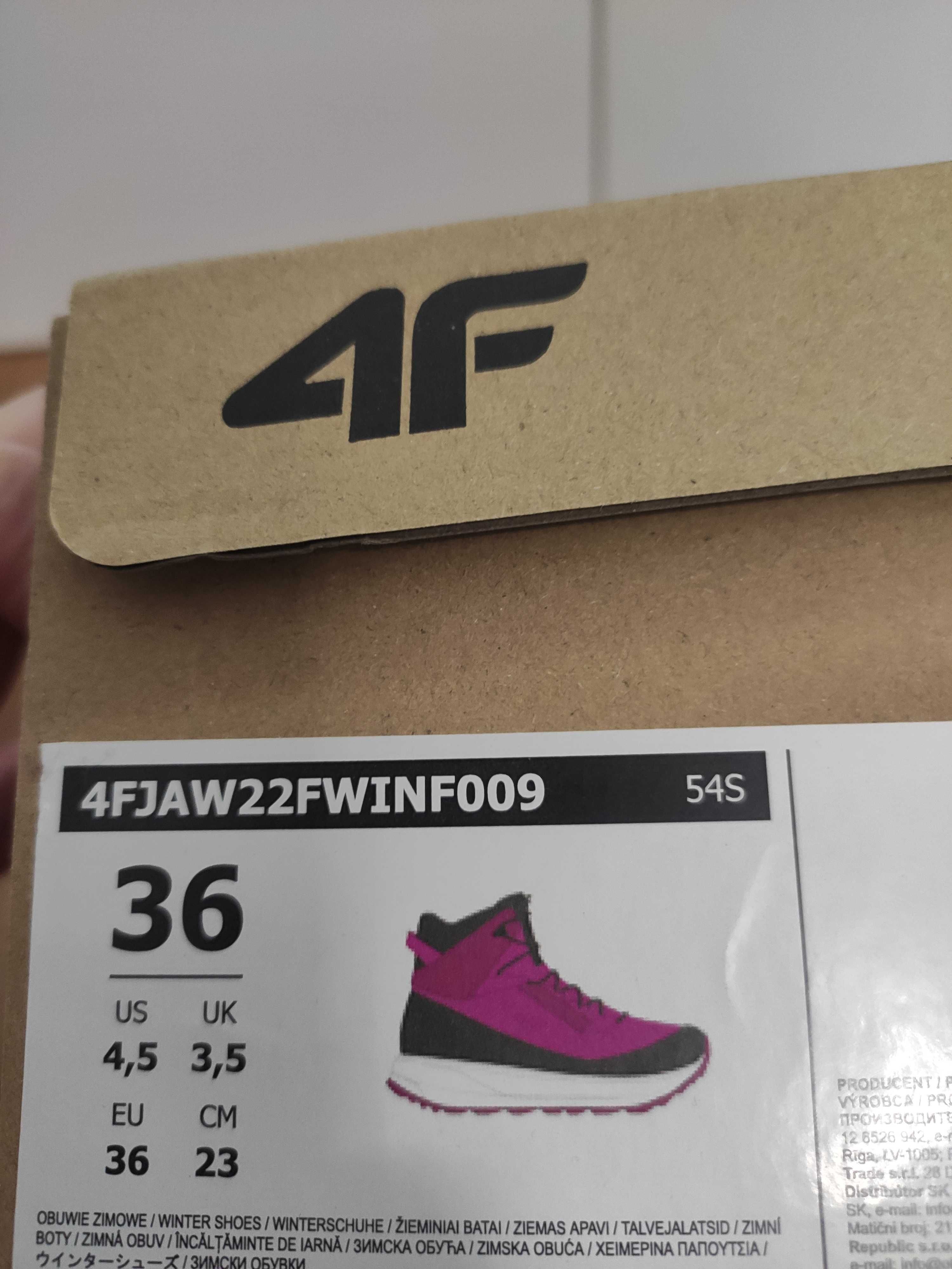 BUTY ZIMOWE 4F rozm 36