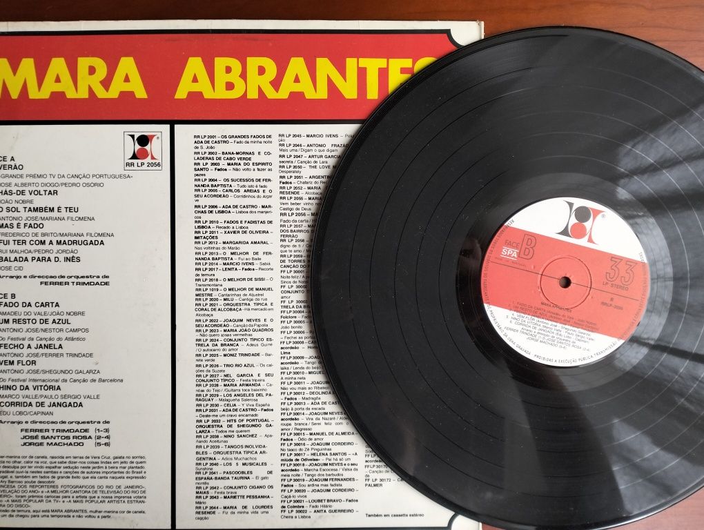 Disco de vinil LP Mara Abrantes
