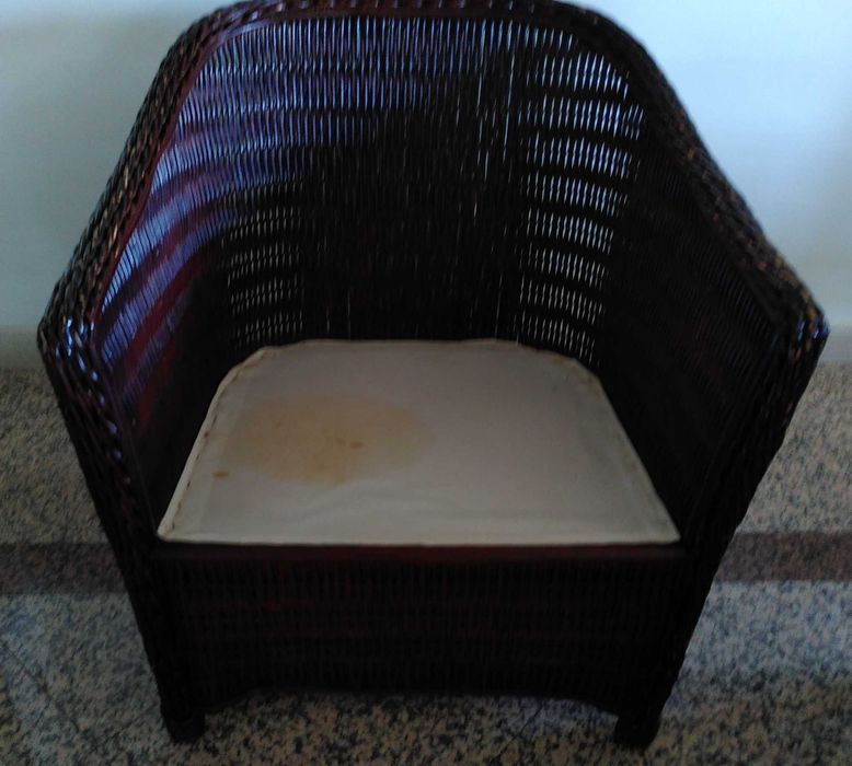 2 Poltrona de vime