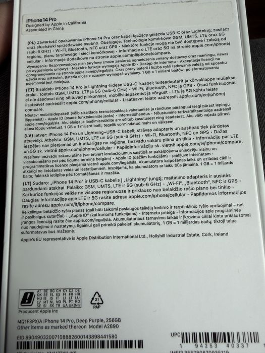 Iphon 14 Pro 256 GB