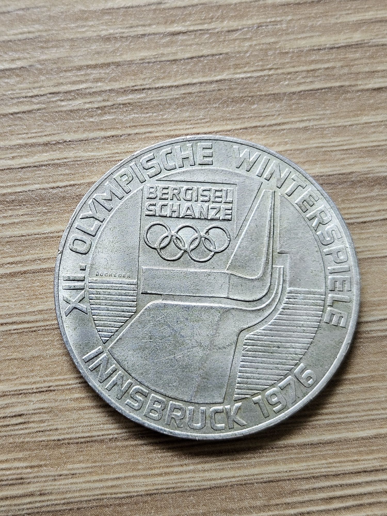 100 szylingów 1976, Austria, srebro