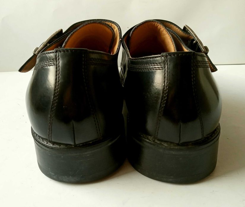 Чоловічі шкіряні туфлі монки