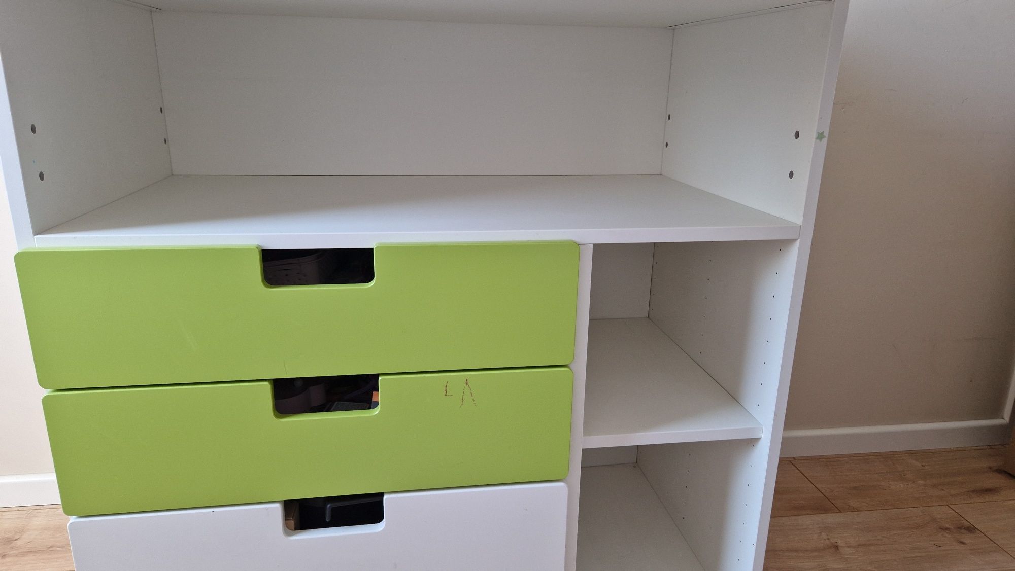 Przewijak / biurko Ikea Stuva kiedyś teraz stamstad