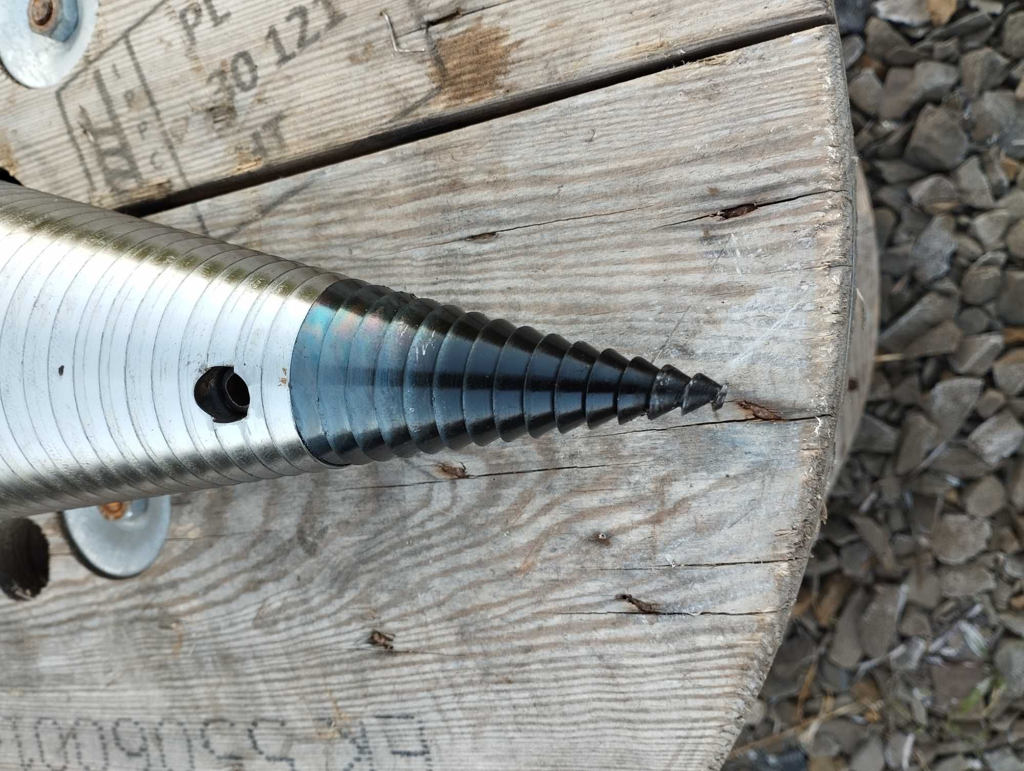 Świder do łuparki 100mm / stożek z wymienną końcówką