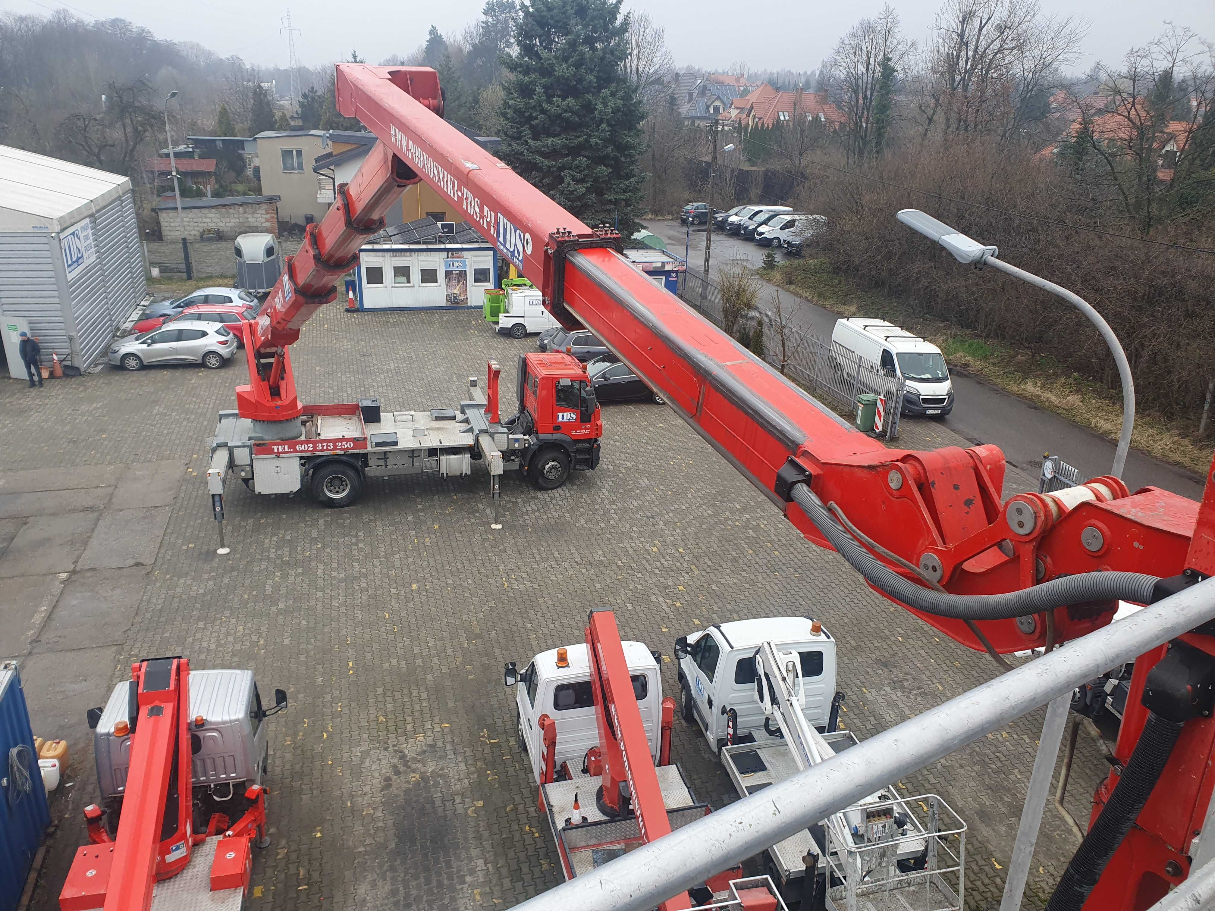 Wynajmę podnośnik koszowy, zwyżka 20m, 25m, 30m, 35m, 45m, 53m