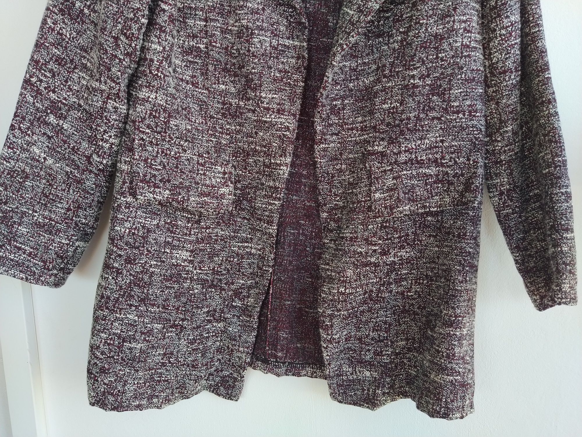 Casaco bordeaux mesclado - Bella Women - Tamanho XL - Novo!