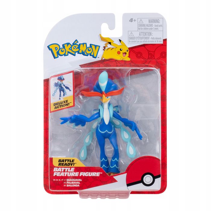 Pokemon Figurka Akcji Bitewna Ruchoma Ptak Wodny Quaquaval