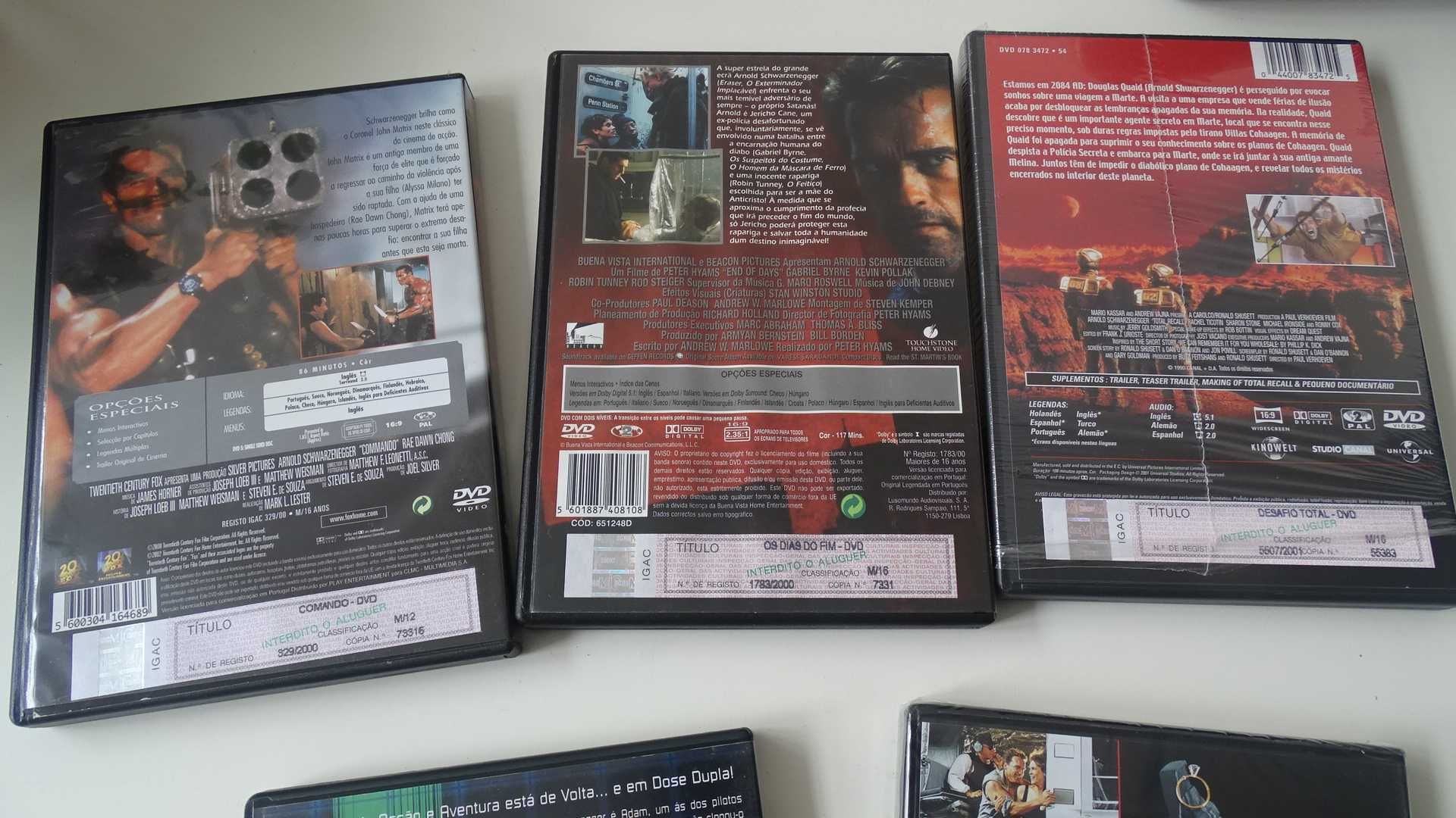 DVD Arnold Schwarzenegger - Acção