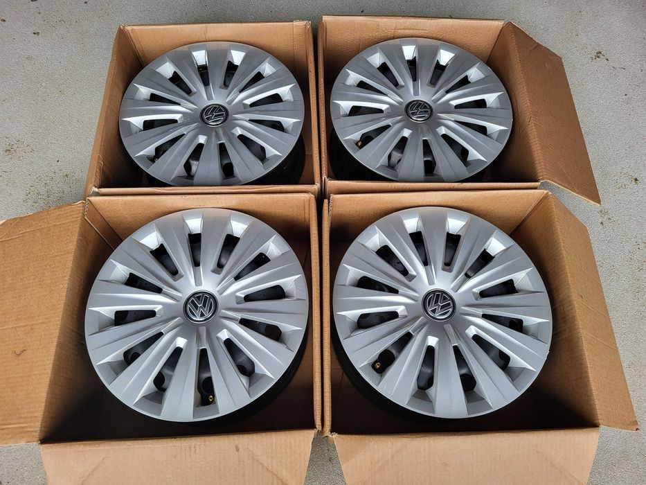 [542] 16 cali Felgi stalowe 5x112 VW Golf Touran Passat ET43 Oryginał