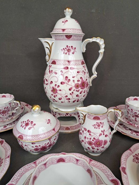 Serwis kawowy porcelanowy na 7 osób, Lindner Marie - Luise